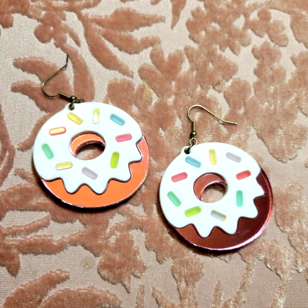 Sprinkle Doughnut earrings